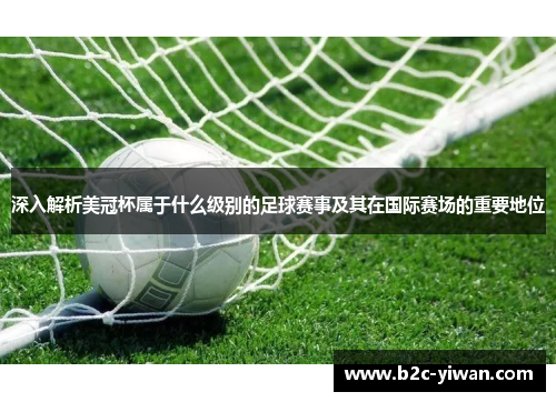 深入解析美冠杯属于什么级别的足球赛事及其在国际赛场的重要地位